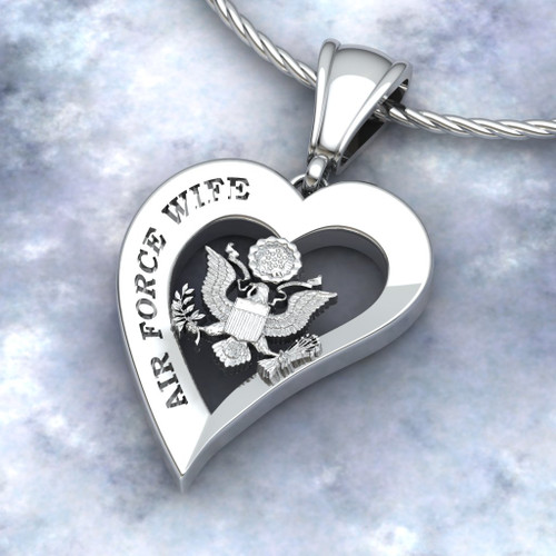 Ari Heart Pendant Necklace in Sterling Silver