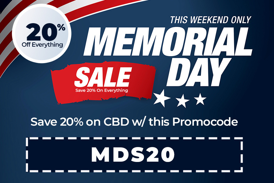 Save 20% This Memorial Day Weekend