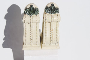 Vintage Ceramic Window Scones/Bookends