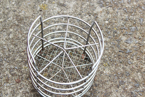 Silver Metal Desk Organizer