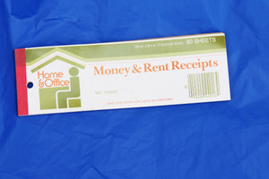 Nostalgic Vintage Money & Rent Receipts Book