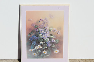 14" H x 11" W Wall Painting on compressed wood particle board. Inventory stock: 1   2.0LBS   $3.99