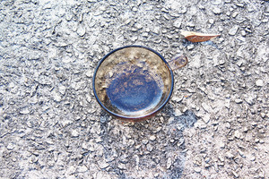 Dark Glass Desert/Condiment Bowl