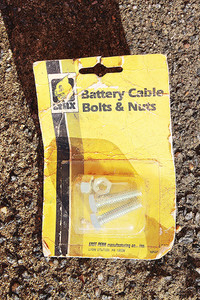 Vintage Lynx Battery Cable Bolts & Nuts