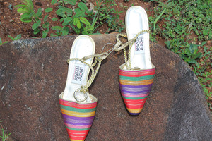 Timothy Hitsman Vintage Silk & Leather Shoes