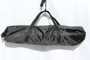 Black Zippered Storage Bag