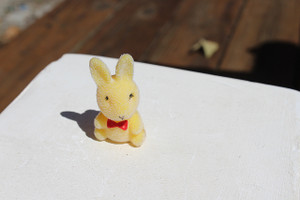 Detailed Miniature Yellow Bunny Rabbit
