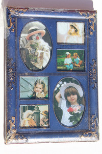 Multiple Display Picture Frame- Blue