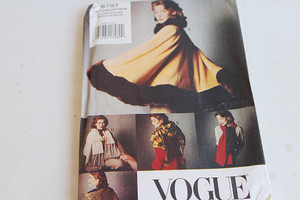 Vintage Vogue Accessories Cape/Stole/Scarf/Shawl Pattern #8797