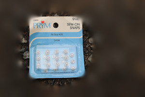 Prym Classics Sew-On Brass Snaps 36 Size 4/0