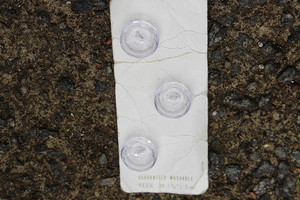 Vintage 1960s Costumakers Transparent Buttons