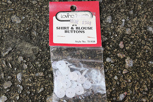 Vintage Loving Touch Shirt & Blouse Button
