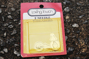 Vintage 1990s Loving Touch Gold Needle Threader