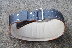 Harbinger Weightlifting Leather Belt