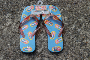 Vintage Popsicle Original Blue Sole Size 7-8 Flip Flop
