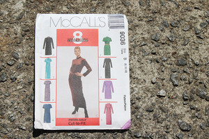 McCall's Pattern #9036 Sizes 8-10-12