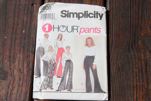 Simplicity 1 Hour Pants Pattern #8600