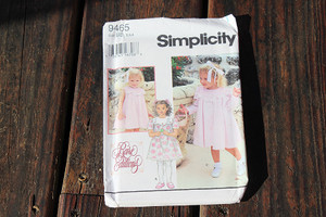 Simplicity Girls Pattern #9465