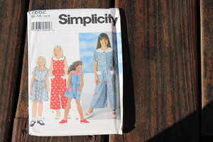 Simplicity Girls Pattern #7662