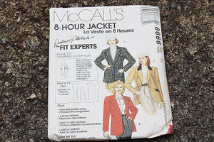 McCall's 8 Hour Jacket Pattern #6666 Size 10