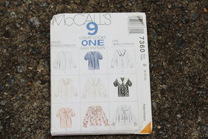 McCall's 9 Great Looks Pattern #7360