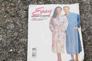 McCall's Easy Stitch N' Save Pattern #7385 Small-Medium