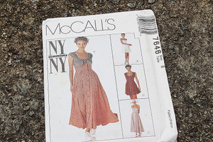 McCall's NY Collection Pattern #7646
