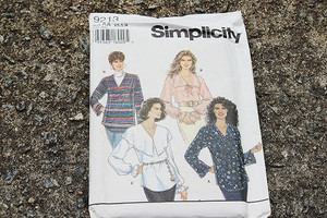 Simplicity Blouses Pattern #9213