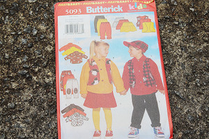 Butterick Kids Fashion Essentials Pattern #5093