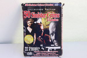50 Sinister Crime Classics Collectors Edition on 4 DVDs