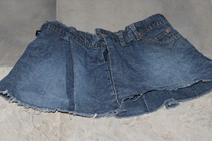 Vintage TYTE Pleated Mini Denim Skirt W/Under Shorts Vintage TYTE Pleated Mini Denim Skirt W/Under Shorts