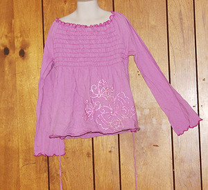 Vintage Great Escape Smocked Girl's Top