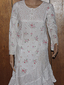 Vintage George 100% Cotton 2-Pc. Skirt & Top Set