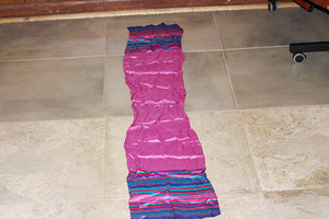 Vintage 100% Silk Lilac Color Scarf