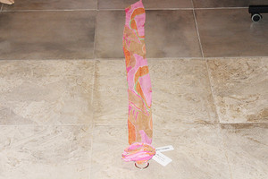 Vintage Cartti & Company Pink Fabric Rose Belt