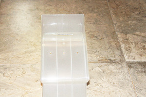 Heavy Duty Plastic Refrigerator Storage Bin 11 1/2" L x 5" W Heavy Duty Plastic Refrigerator Storage Bin 11 1/2" L x 5" W