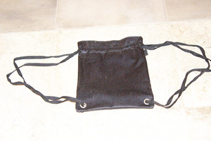 Vintage Old Navy Black Drawstring Body Bag