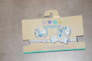Vintage Miniwear Blue 3-Pc. Infant/Toddler Hair Fashion