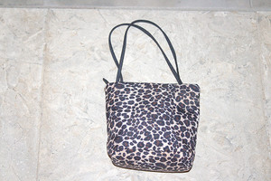 Vintage Leopard Print Vinyl Mini Handbag