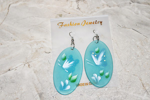 Fashion Blue Dragonfly Dangle Earrings