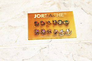 Vintage Jordache 6-Pc. Precious Collection Pierced Earrings