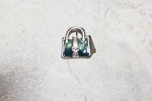 Vintage Satchel Handbag Pin Brooch