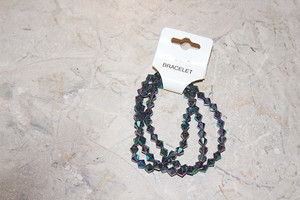 Vintage 2-Pc. Iridescent Stretch Bracelets