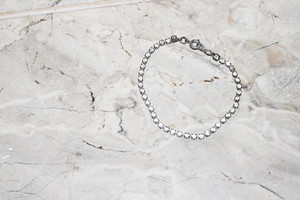 Vintage Faux Diamond Stones Metal Bracelet