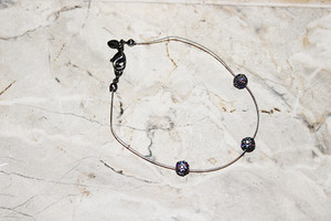 Vintage Mini Glitter Globe Wire Bracelet