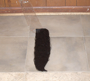 Synthetic Silk 22" Black Pony