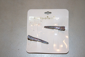 Vintage Our Favorite Things 2-Pc. Glitter Hair Clip