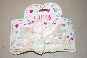Vintage Luna International 3-Pc. White Infant/Toddler Hair Fashion