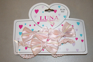 Vintage Luna International 3-Pc. Pink Infant/Toddler Hair Fashion