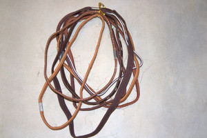 8-Pc. Chocolate & Coco Glitter Elastic Headwrap